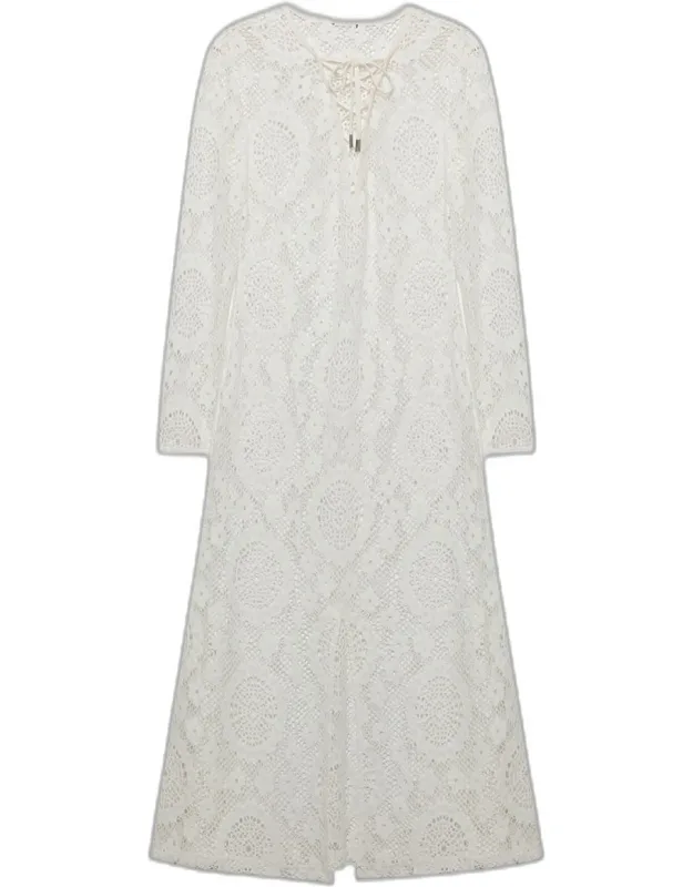 Hawthorne Long-sleeve Lace Dress