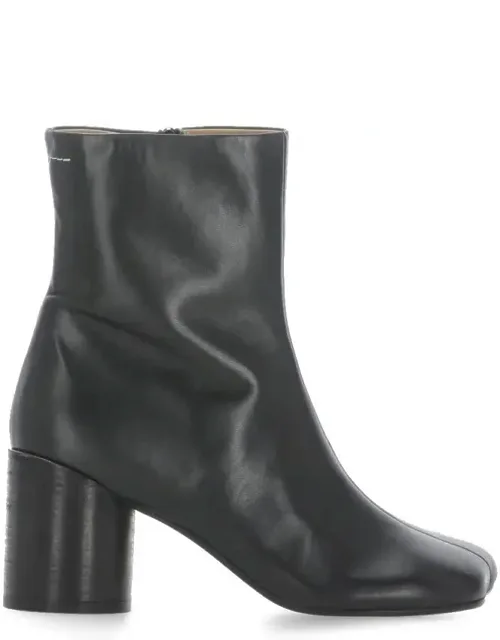 Mm6 Boots With Squared Toe And Side Zip Fastening