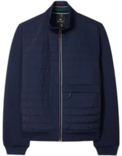 Quilted Mixed Media Jacket