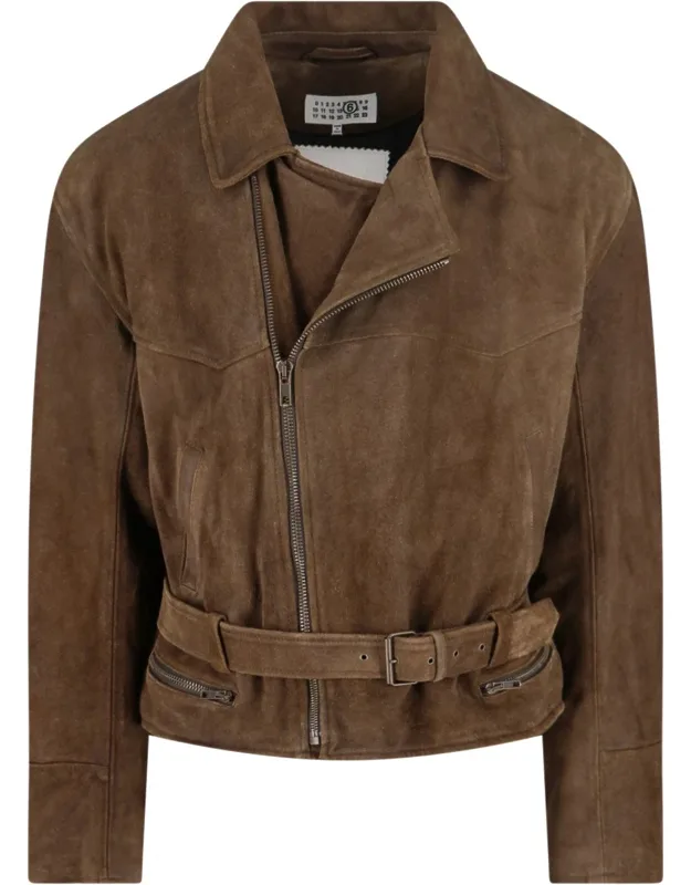 Suede Biker Jacket