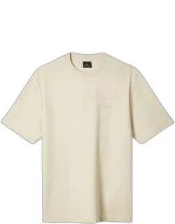 Casual-fit Embossed 'happy' T-shirt