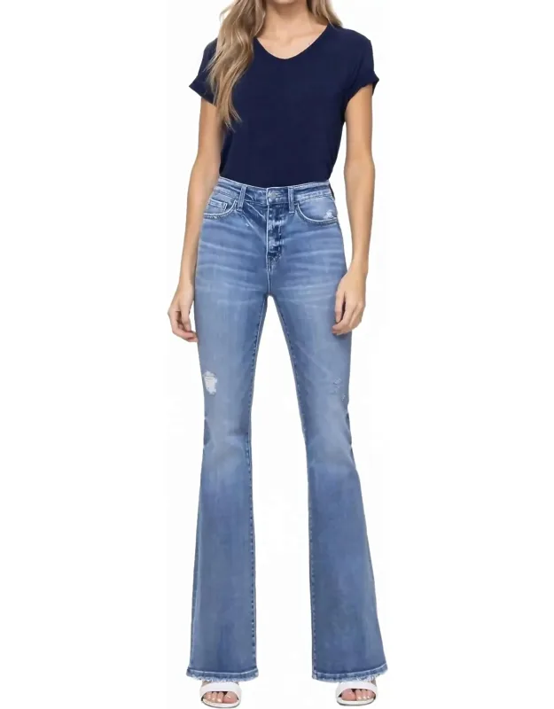 High Rise Flare Jeans