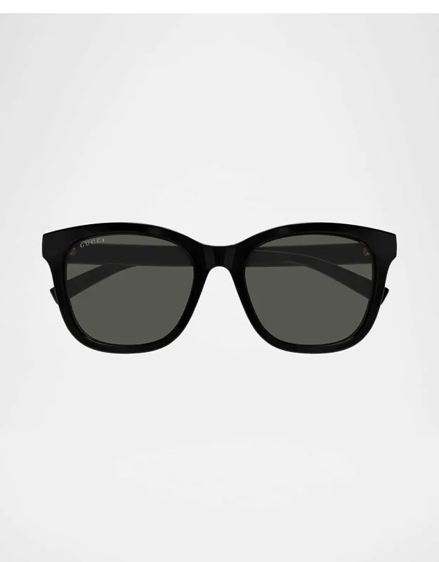 Lines 55mm Acetate Square Sunglasses