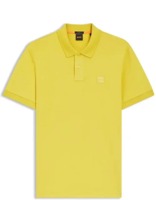 Logo-patch Slim-fit Polo Shirt