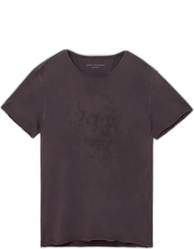 Beaded Skull Organic Cotton T-shirt