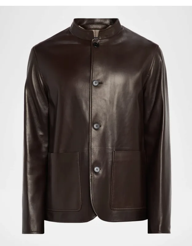 Leather Driving Jacket