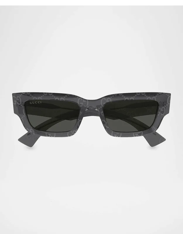 Miami 52mm Rectangular Plastic Sunglasses