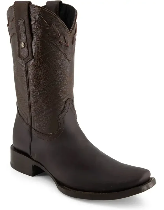 Real Leather Cowboy Boots