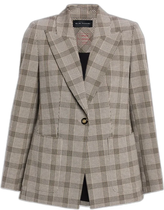 The Elodie Plaid Blazer