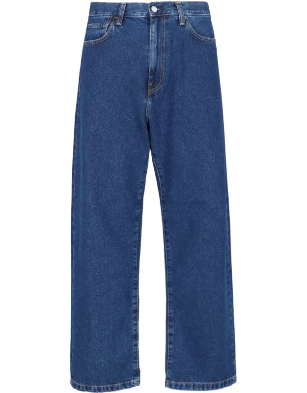 "landon Jeans With Belt Loops And Five-pocket Design"