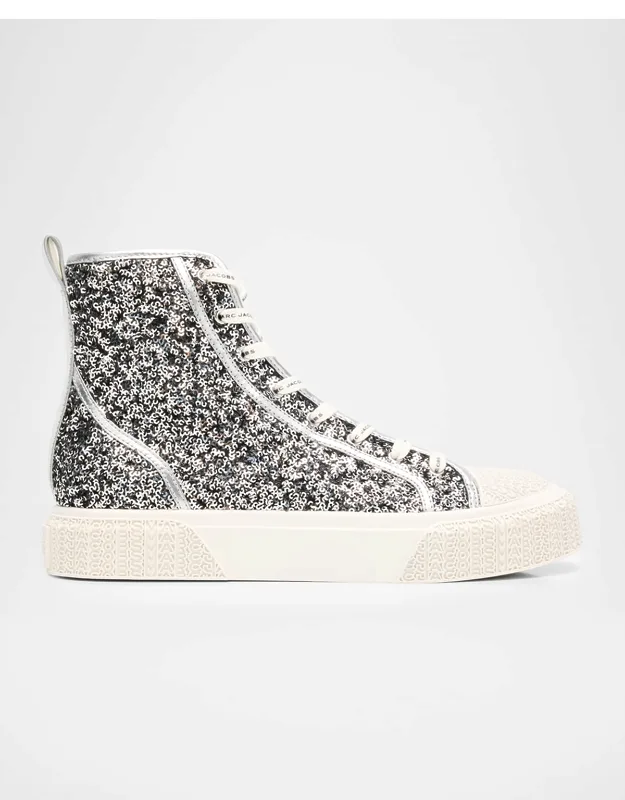The Sequined High-top Sneakers