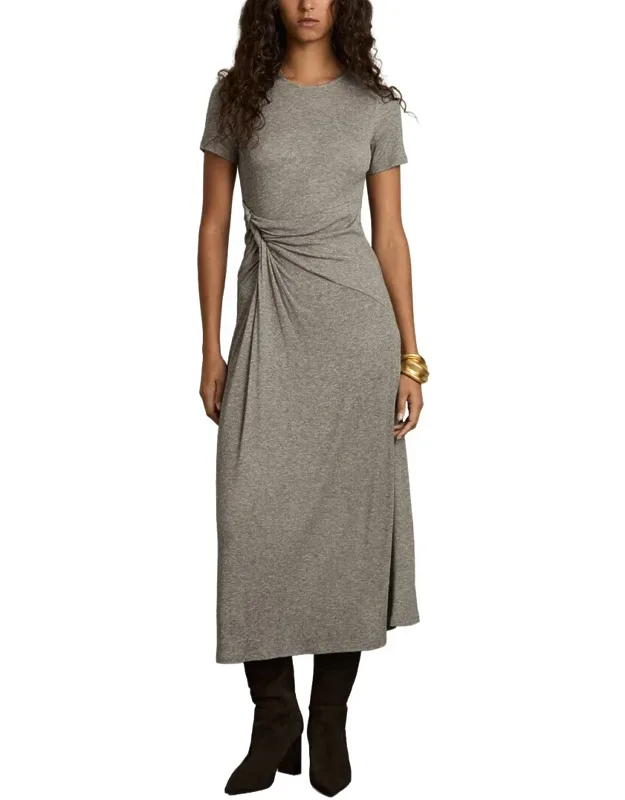 Midi Jersey Wool-blend Dress