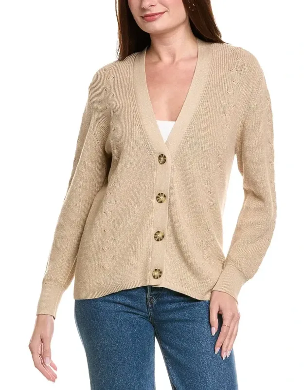 Shaker Button Cashmere-blend Cardigan