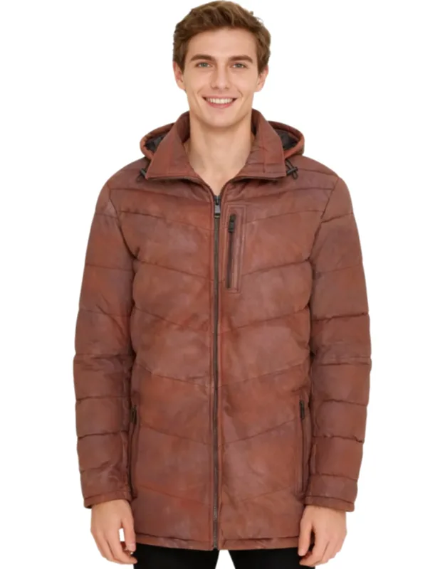 Quilted Jacket With Detachable Hood