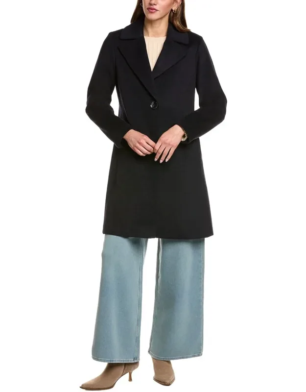 Wool-blend Coat