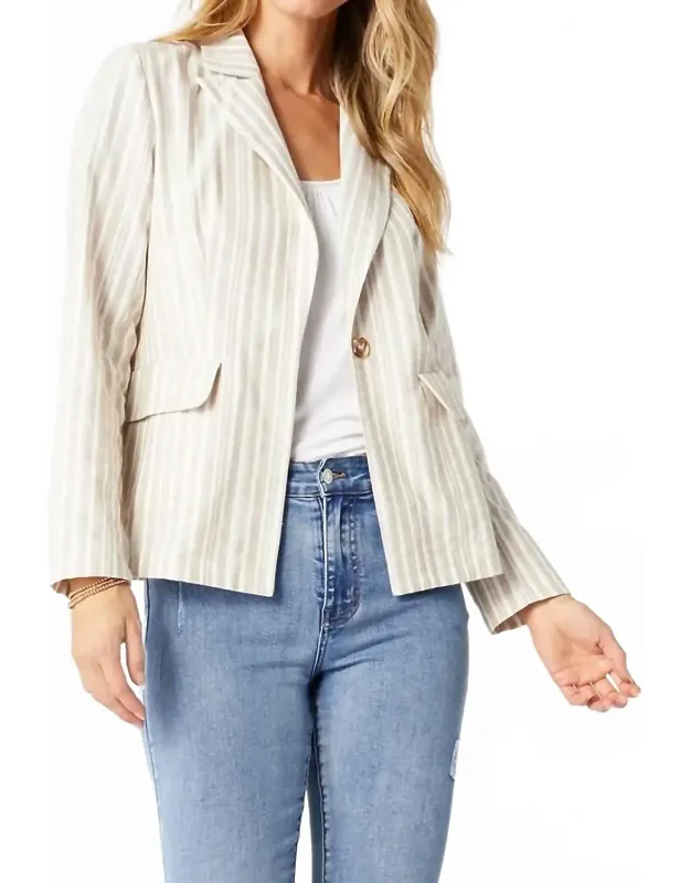 Striped Blazer