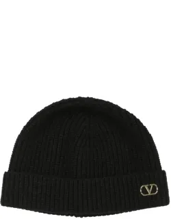 Signature Vlogo Cashmere Beanie
