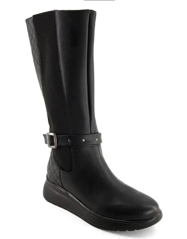 Leather Tall Riding Boots
