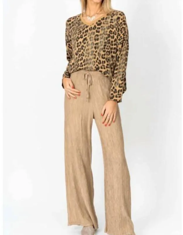 Animal Print Glitter Sweater