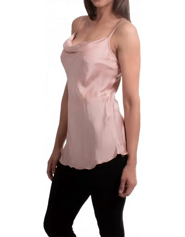 Carlotta Satin Sleeveless Top
