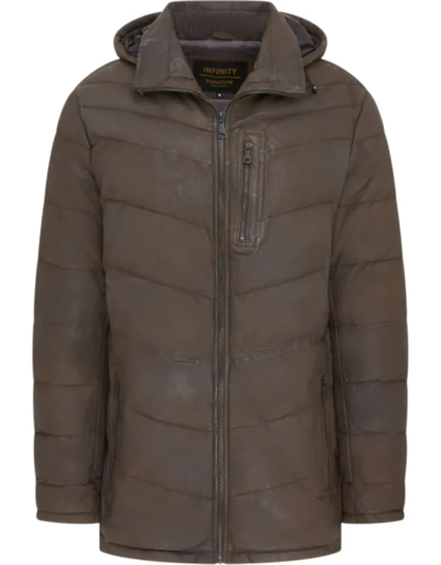 Quilted Hooded Puffer Jacket