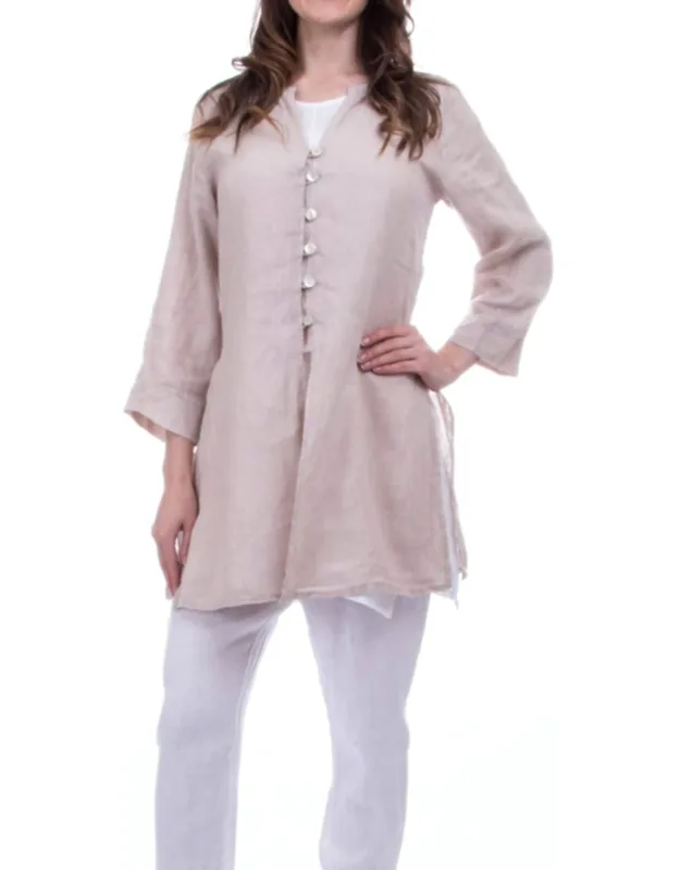 Tazia Button Front Tunic