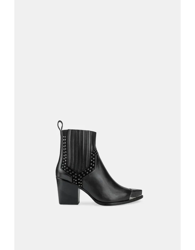 Exclusive Leather Ankle Boots