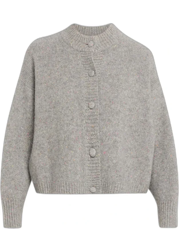 The Cashmere Fleck Cardigan
