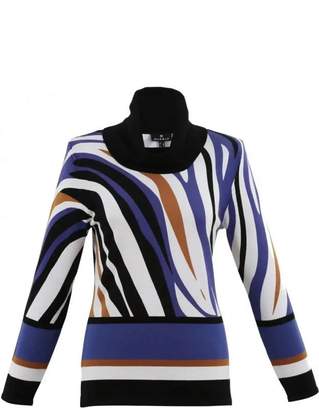 Printed Classic Fit Sweater