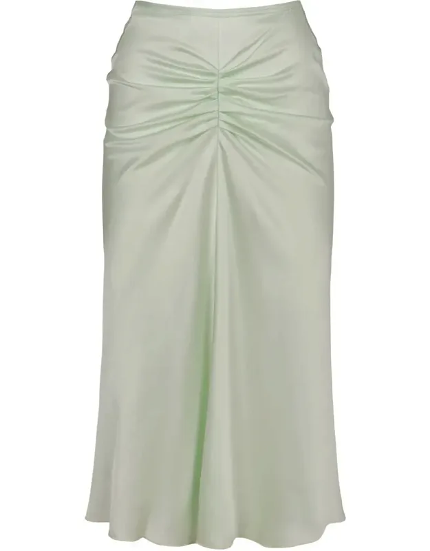 Crepe Midi Skirt