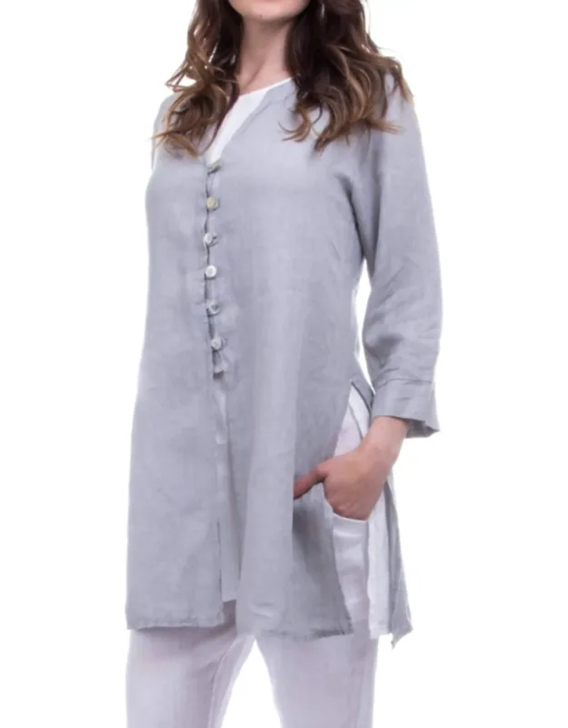 Tazia Button Front Tunic