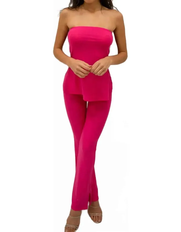 Exclusive Getaway Mesh Crop Top And High-rise Pants Set