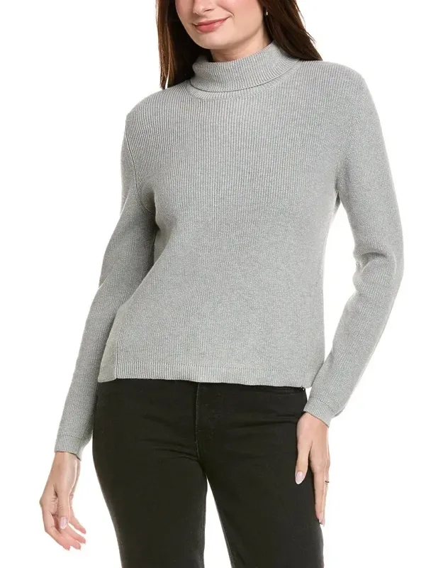 Shaker Turtleneck Cashmere-blend Sweater