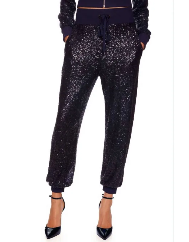 Sequin Jogger Pants