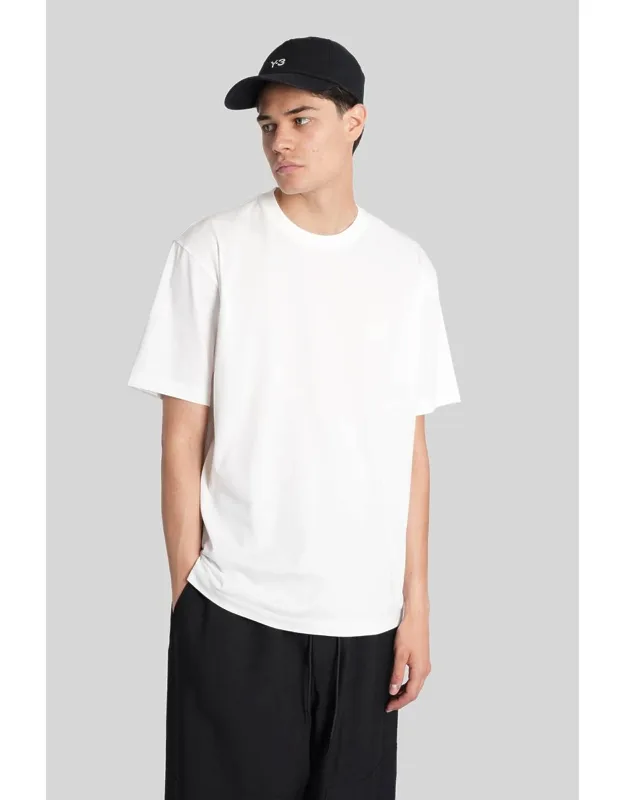 T-shirt In Cotton, Round Neck, Short Sleeves, Logo Print, Straight Hem