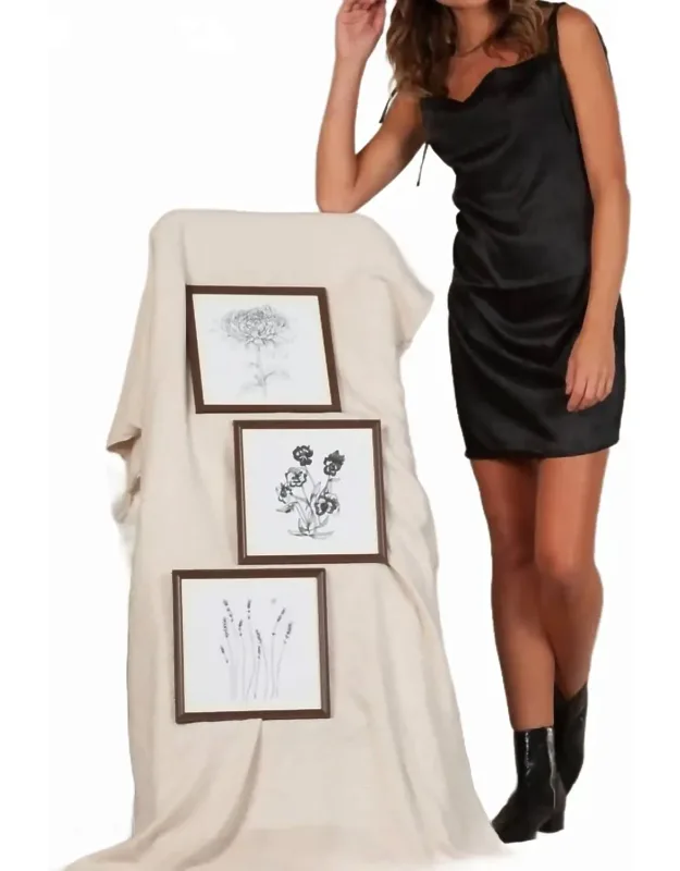 Bias Cut Mini Dress