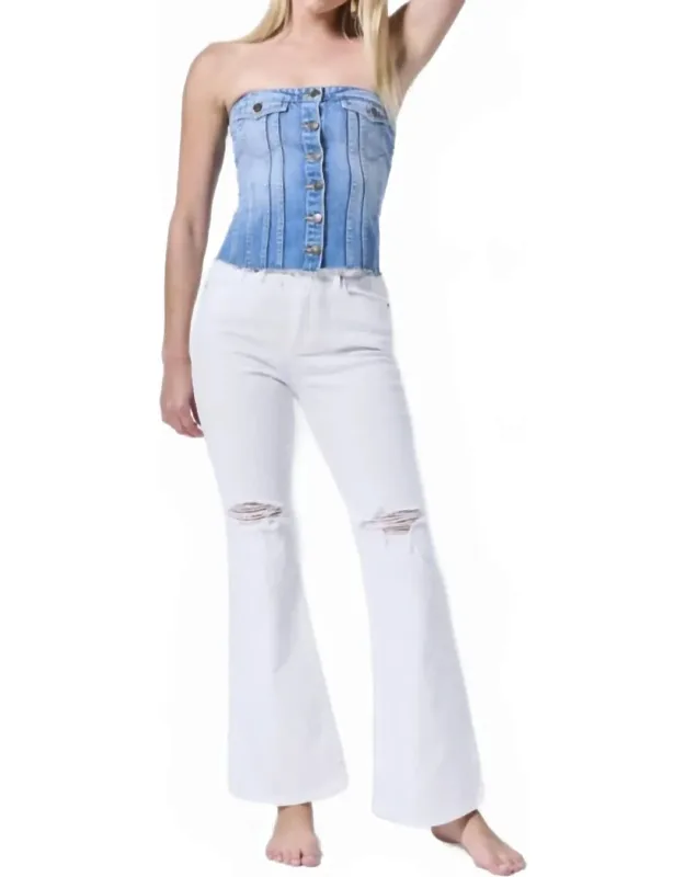 Flare Distressed Jeans