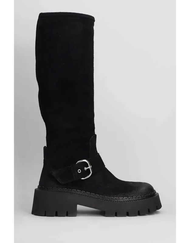Rust Low Heel Boots