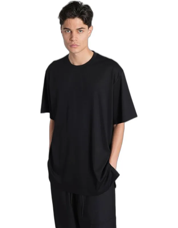 T-shirt In Wool And Polyester
