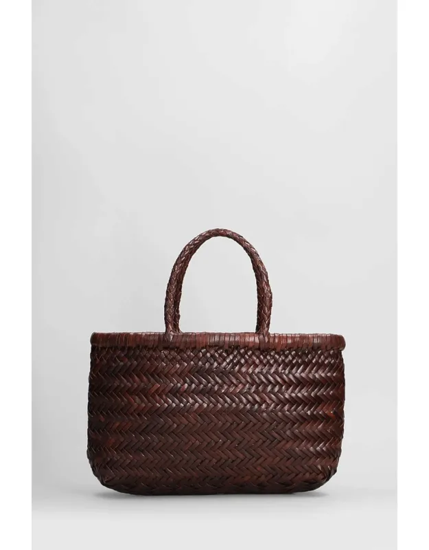Mini Flat Gora Basket Hand Bag