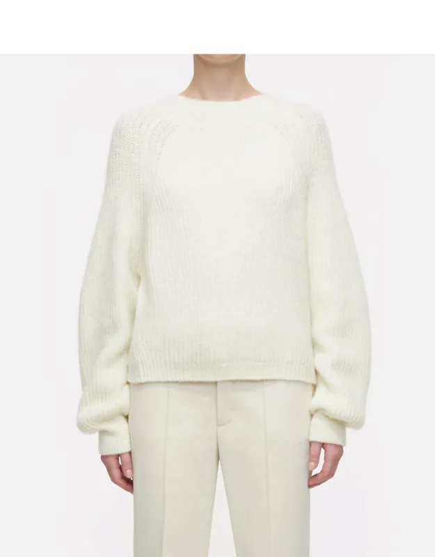 Cropped Long Sleeve Sweater
