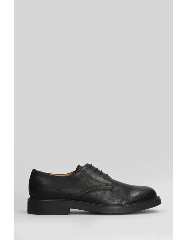 Officers Derby Lace Up Shoes