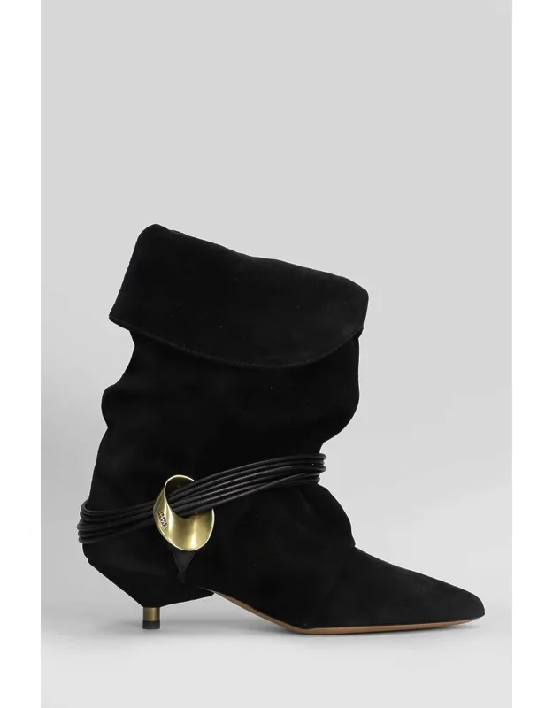 Edrika Low Heel Ankle Boots