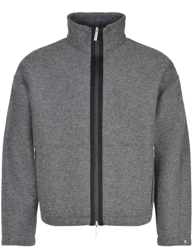 Herno Laminar Jacket With High Collar And Drawstring Hem