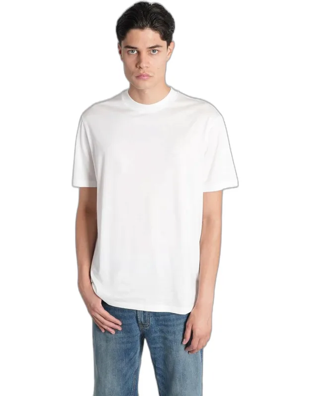 T-shirt In Wool And Polyester
