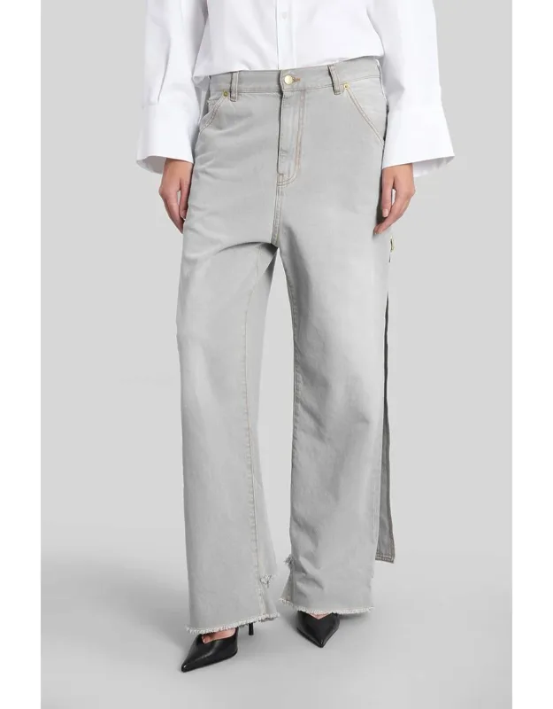 Darkpark Jeans With Belt Detail And Gold Hardware