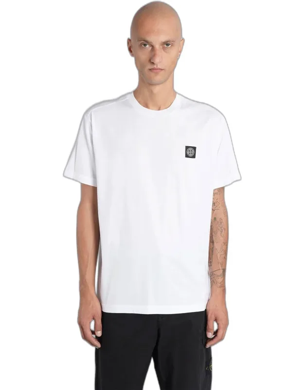 T-shirt With Logo Patch