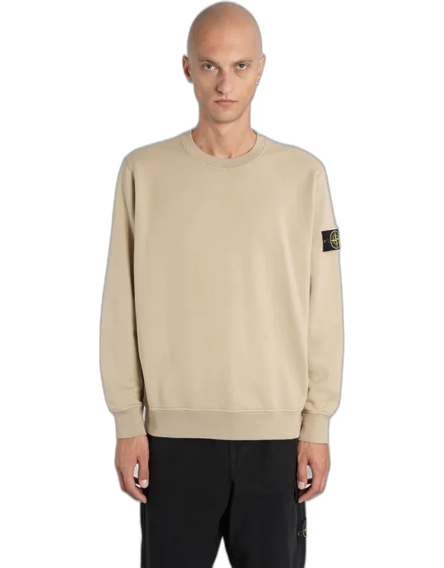 Sweatshirt With Round Neck And Long Sleeves