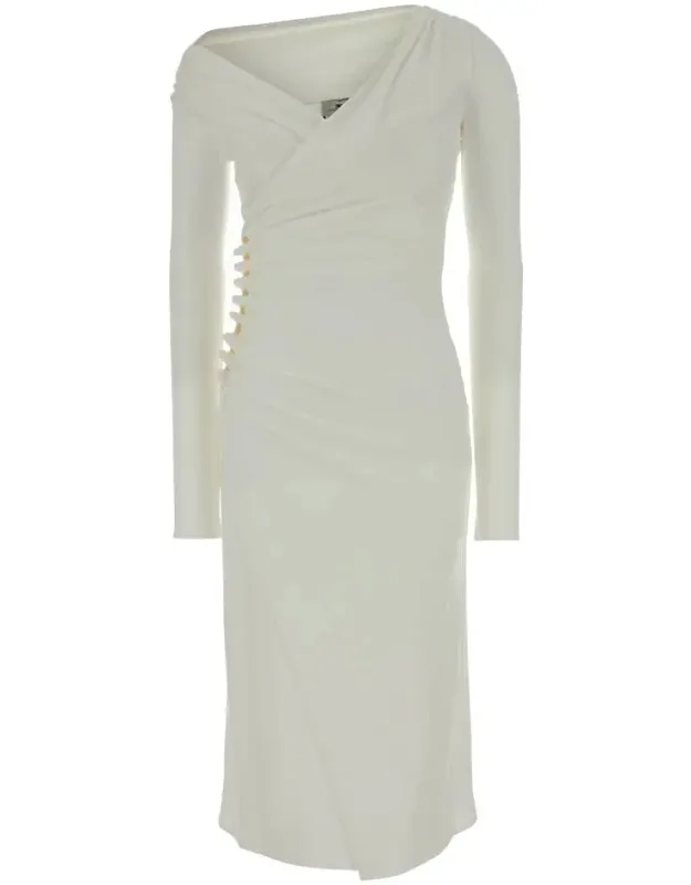 Dress V-neck Midi