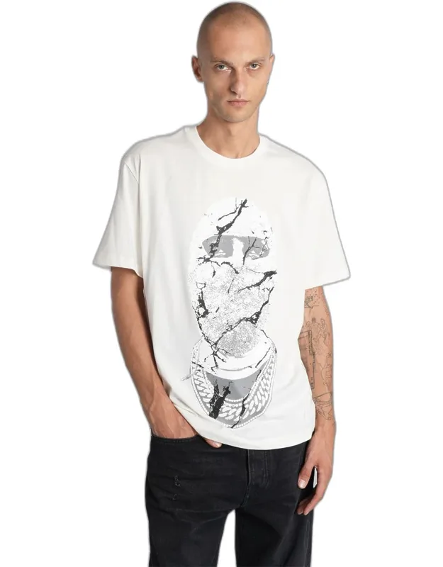 T-shirt With Round Neck And Short Sleeves